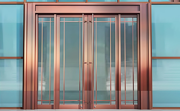 庆阳玻璃地弹门