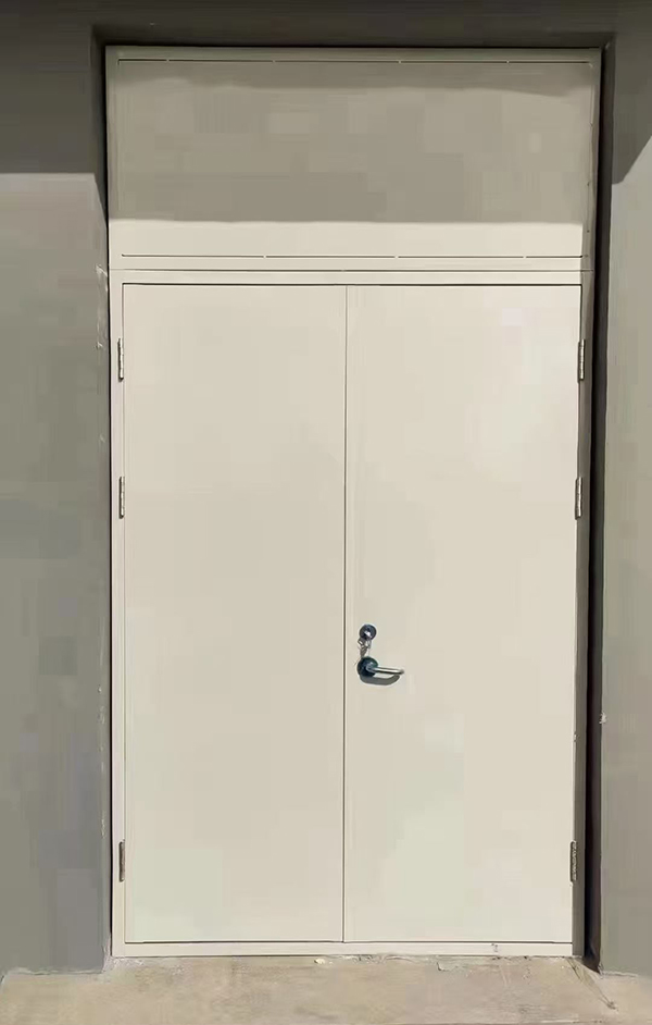 展览馆项目完成大跨度庆阳防火门安装